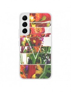 Coque Samsung Galaxy S22 5G Facke Flowers Fleurs - Danny...