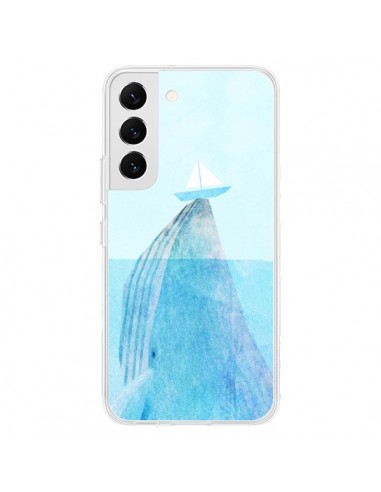 Coque Samsung Galaxy S22 5G Baleine Whale Bateau Mer - Eric Fan