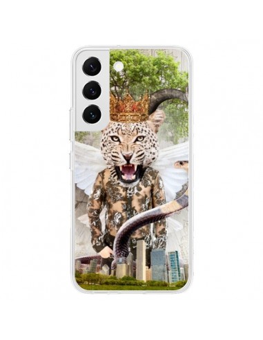 Coque Samsung Galaxy S22 5G Hear Me Roar Leopard - Eleaxart