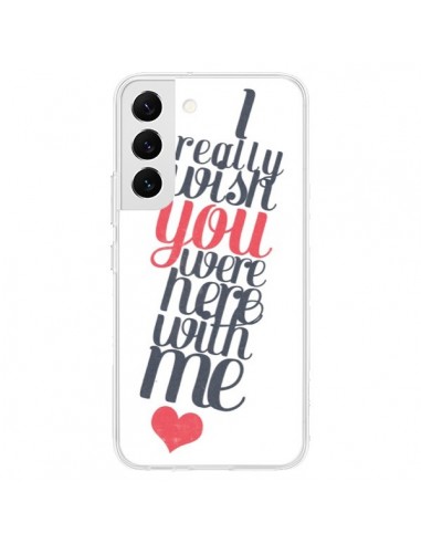 Coque Samsung Galaxy S22 5G Here with me - Eleaxart