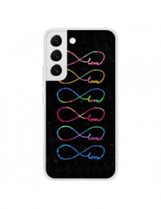 Coque Samsung Galaxy S22 5G Love Forever Infini Noir -...