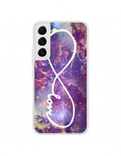 Coque Samsung Galaxy S22 5G Love Forever Infini Galaxy -...