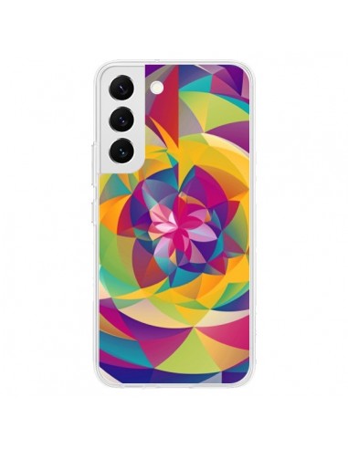 Coque Samsung Galaxy S22 5G Acid Blossom Fleur - Eleaxart