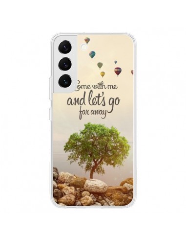 Coque Samsung Galaxy S22 5G Let's Go Far Away Ballons - Eleaxart