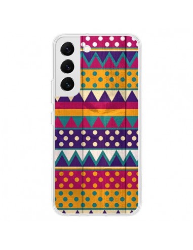 Coque Samsung Galaxy S22 5G Mexican Triangle Aztec Azteque - Eleaxart