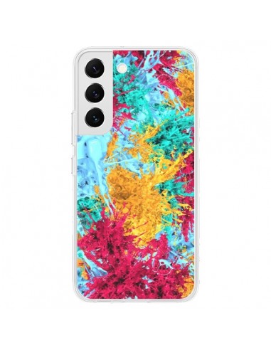 Coque Samsung Galaxy S22 5G Splashes Peintures - Eleaxart