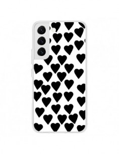 Coque Samsung Galaxy S22 5G Coeur Noir - Project M