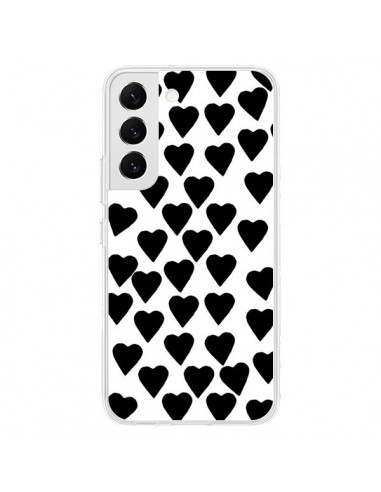 Coque Samsung Galaxy S22 5G Coeur Noir - Project M