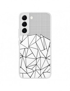 Coque Samsung Galaxy S22 5G Lignes Grille Grid Abstract...