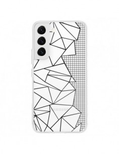 Coque Samsung Galaxy S22 5G Lignes Grilles Side Grid...