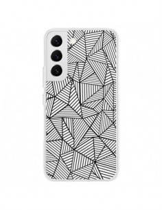 Coque Samsung Galaxy S22 5G Lignes Grilles Triangles Full...