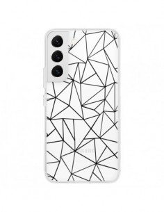 Coque Samsung Galaxy S22 5G Lignes Triangles Grid...