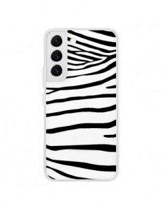 Coque Samsung Galaxy S22 5G Zebre Zebra Noir Transparente...