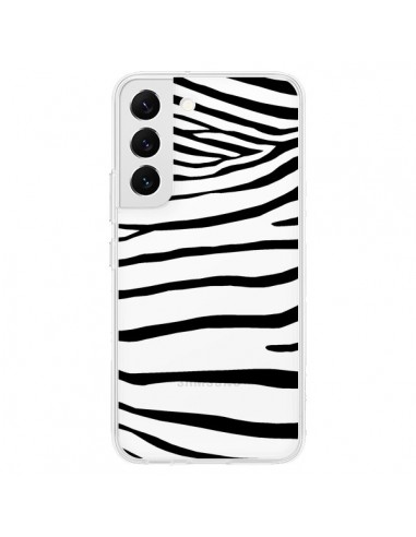 Coque Samsung Galaxy S22 5G Zebre Zebra Noir Transparente - Project M