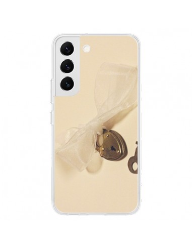 Coque Samsung Galaxy S22 5G Key to my heart Clef Amour - Irene Sneddon