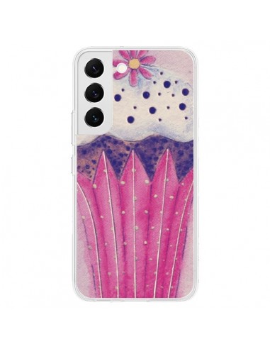 Coque Samsung Galaxy S22 5G Cupcake Rose - Irene Sneddon