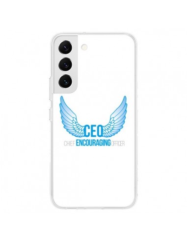 Coque Samsung Galaxy S22 5G CEO Chief Encouraging Officer Bleu - Shop Gasoline