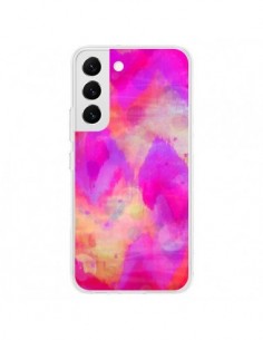 Coque Samsung Galaxy S22 5G Coeur Tribal Rose - Ebi Emporium