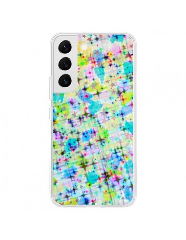 Coque Samsung Galaxy S22 5G Stars Etoiles Bleues - Ebi Emporium