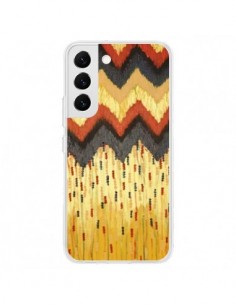 Coque Samsung Galaxy S22 5G Shine On Gold Azteque - Ebi...