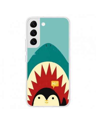 Coque Samsung Galaxy S22 5G Pingouin Requin - Jay Fleck