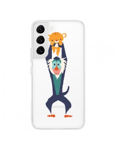 Coque Samsung Galaxy S22 5G Futur Roi Lion King Rafiki Transparente - Jay Fleck