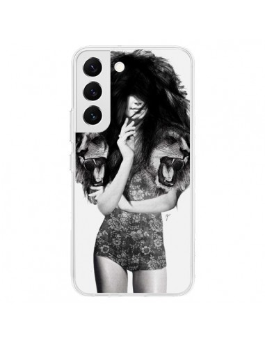 Coque Samsung Galaxy S22 5G Femme Lion - Jenny Liz Rome