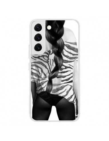 Coque Samsung Galaxy S22 5G Femme Zebre - Jenny Liz Rome