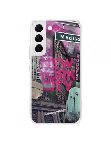 Coque Samsung Galaxy S22 5G New York City Rose - Javier Martinez