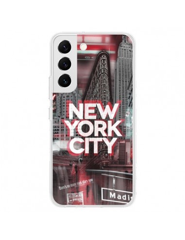 Coque Samsung Galaxy S22 5G New York City Rouge - Javier Martinez