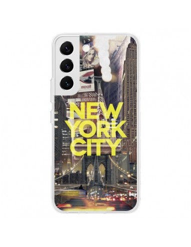 Coque Samsung Galaxy S22 5G New York City Jaune - Javier Martinez