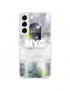 Coque Samsung Galaxy S22 5G I Love New York City Gris...
