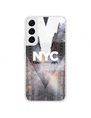 Coque Samsung Galaxy S22 5G I Love New York City Orange - Javier Martinez