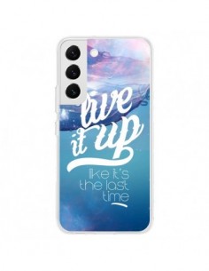 Coque Samsung Galaxy S22 5G Last Time Bleu - Javier Martinez