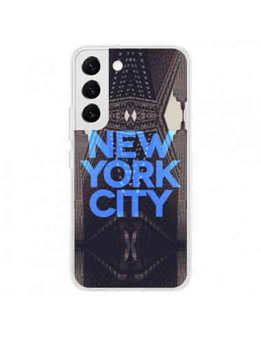 Coque Samsung Galaxy S22 5G New York City Bleu - Javier Martinez