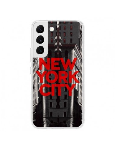 Coque Samsung Galaxy S22 5G New York City Rouge - Javier Martinez