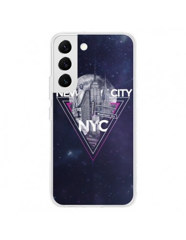 Coque Samsung Galaxy S22 5G New York City Triangle Rose - Javier Martinez