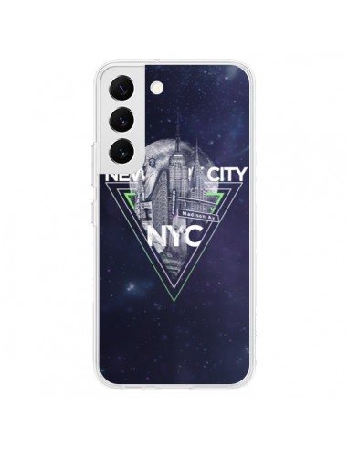 Coque Samsung Galaxy S22 5G New York City Triangle Vert - Javier Martinez