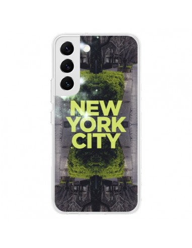 Coque Samsung Galaxy S22 5G New York City Vert - Javier Martinez
