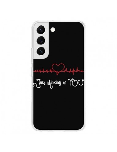 Coque Samsung Galaxy S22 5G Just Thinking of You Coeur Love Amour - Julien Martinez