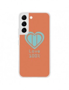 Coque Samsung Galaxy S22 5G Love 100% Coeur Amour -...