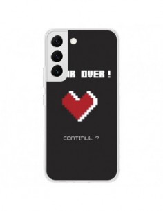 Coque Samsung Galaxy S22 5G Year Over Love Coeur Amour -...