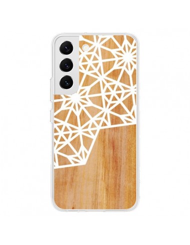 Coque Samsung Galaxy S22 5G Frozen Stars Etoile Bois Azteque Aztec Tribal - Jenny Mhairi