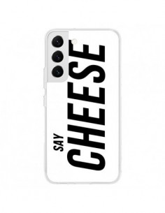 Coque Samsung Galaxy S22 5G Say Cheese Smile Blanc -...