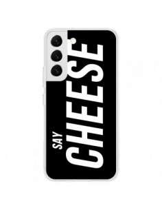 Coque Samsung Galaxy S22 5G Say Cheese Smile Noir -...