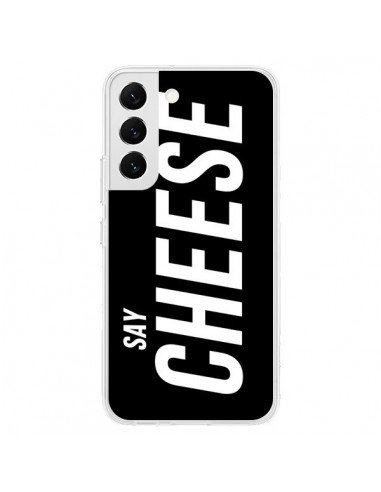 Coque Samsung Galaxy S22 5G Say Cheese Smile Noir - Jonathan Perez