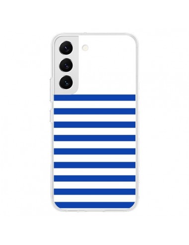 Coque Samsung Galaxy S22 5G Mariniere Bleu - Jonathan Perez