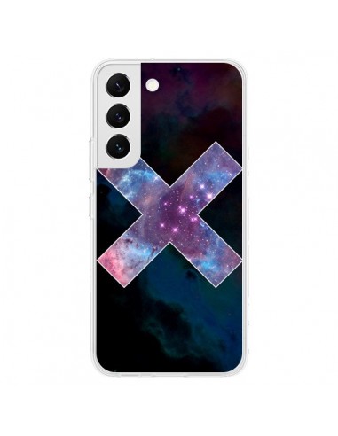 Coque Samsung Galaxy S22 5G Nebula Cross Croix Galaxie - Jonathan Perez