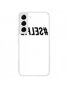 Coque Samsung Galaxy S22 5G Hashtag Selfie Noir Inversé -...