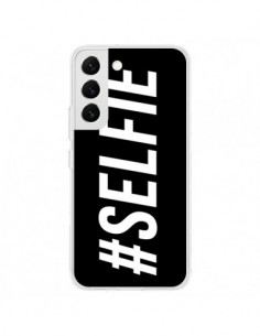 Coque Samsung Galaxy S22 5G Hashtag Selfie Noir...